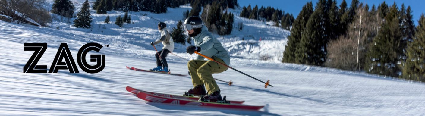 Skis De Rando Zag H 95 + Fixations Diamir Freeride – Occasion Homme – Bleu